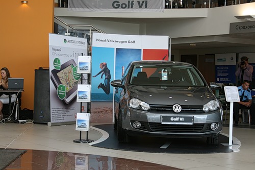 Навигация АВТОСПУТНИК и iriver на презентации Volkswagen Golf VI